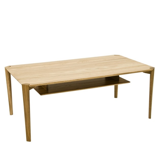 Bild på Spigo soffbord rektangulärt med hylla 140x80