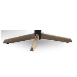 SO9 Wood/svart stolpe