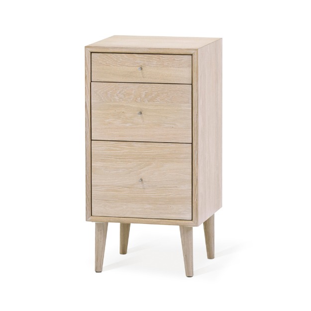 Bild på Nordik byrå/sängbord 3 lådor